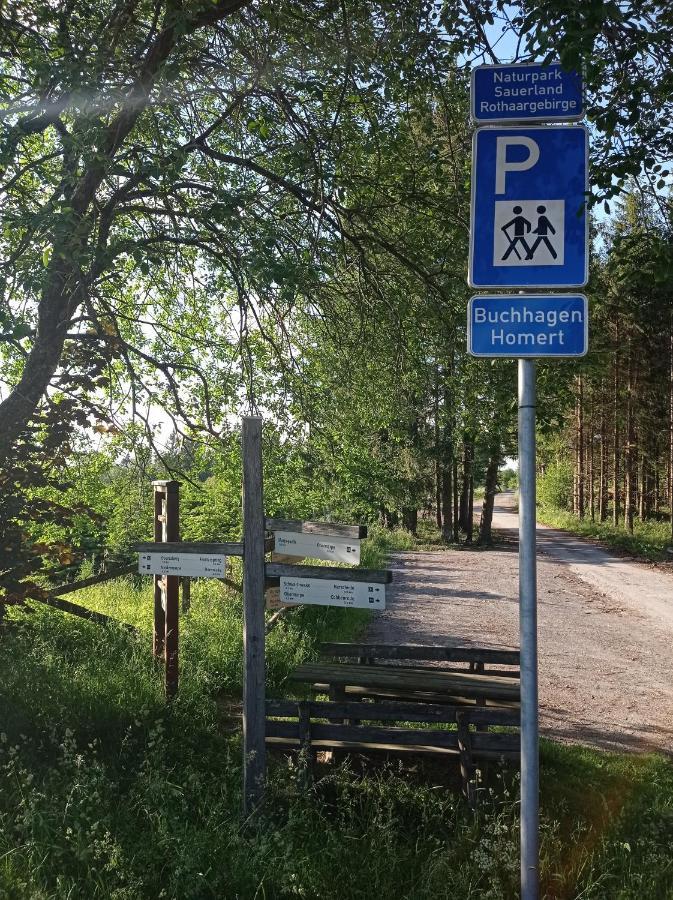 Kleine Auszeit Apartment Eslohe Bagian luar foto